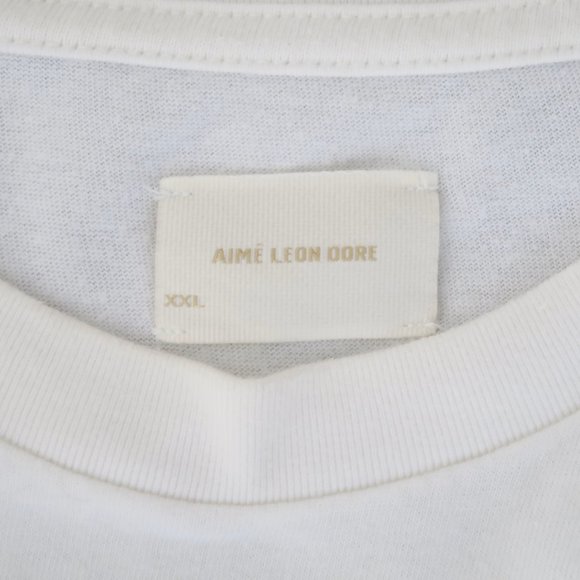 AIME LEON DORE Molina shoes graphic print t-shirt tee sz XXL - Picture 4 of 8